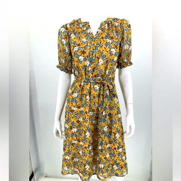 Ann Taylor Factory Floral Dress sz Small - Picture 1 of 7